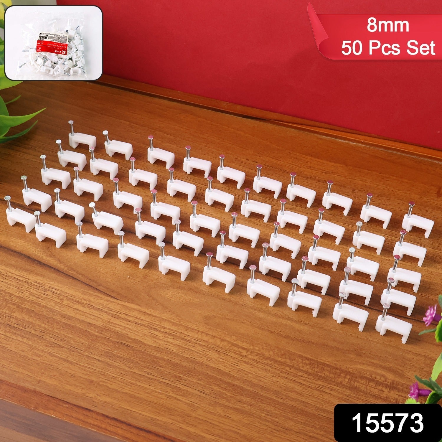 8mm Nail Cable Clips Set 8mm Nail Cable Clips Set